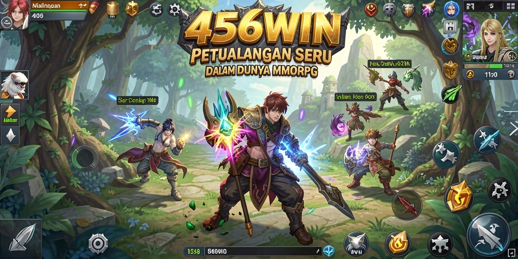 Screenshot gameplay <strong>456WIN</strong> menampilkan aksi seru dalam dunia MMORPG.