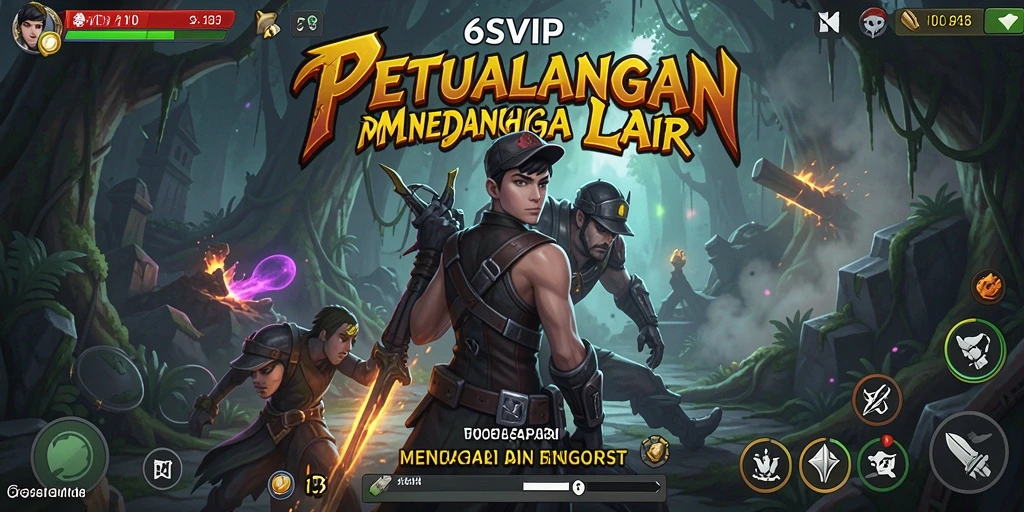 Tampilan gameplay 6SVIP yang menegangkan dan indah.