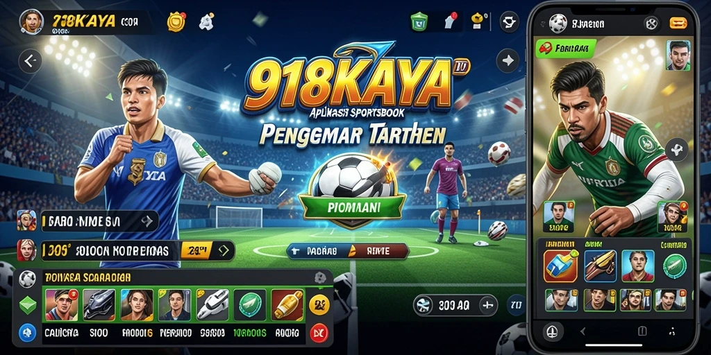 Tampilan antarmuka menarik dari gameplay Sportsbook 918KAYA.