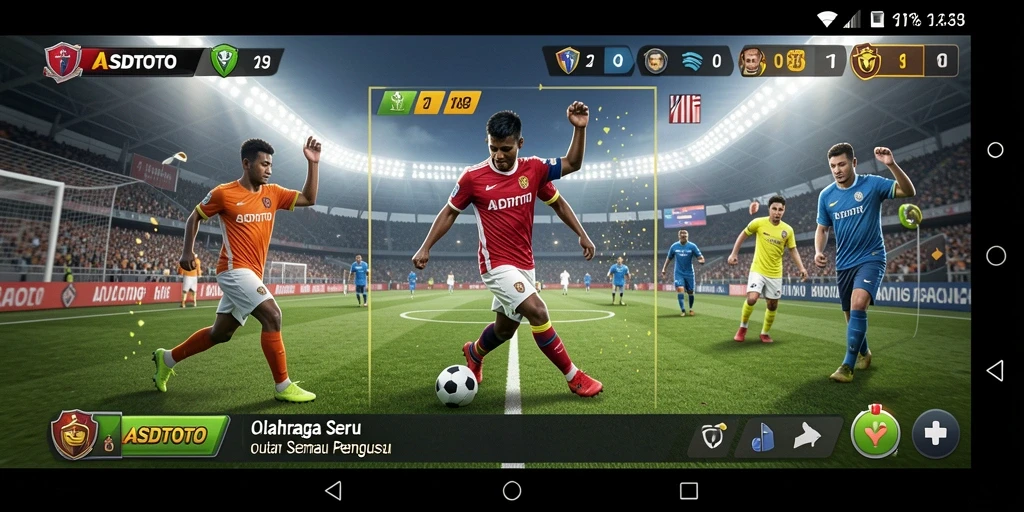 Gameplay ASDTOTO menampilkan pertandingan olahraga yang mendebarkan dan aksi cepat.