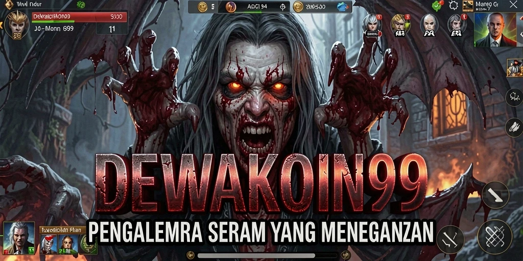Tampilan gameplay seram dari DEWAKOIN99 yang menegangkan dan mencekam.