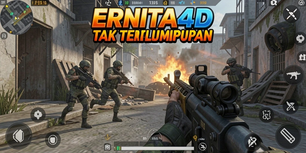 Tampilkan aksi pertempuran seru di ERNITA4D dengan gameplay yang mendebarkan.