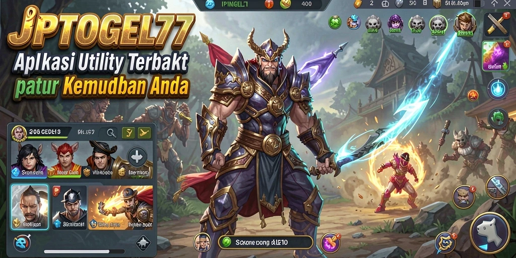 Tampilan antarmuka JPTOGEL77 yang sederhana dan fungsional.