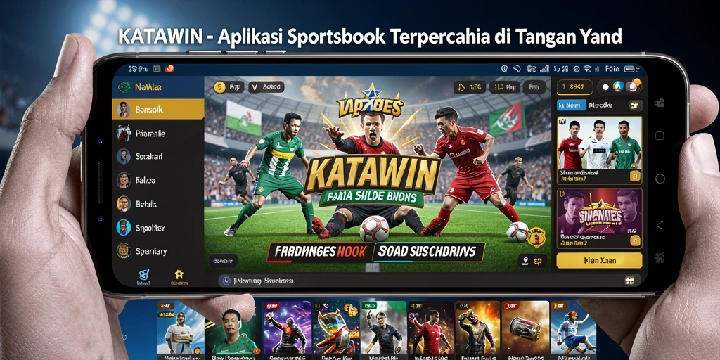 Screenshot menunjukkan antarmuka aplikasi KATAWIN saat taruhan berlangsung.