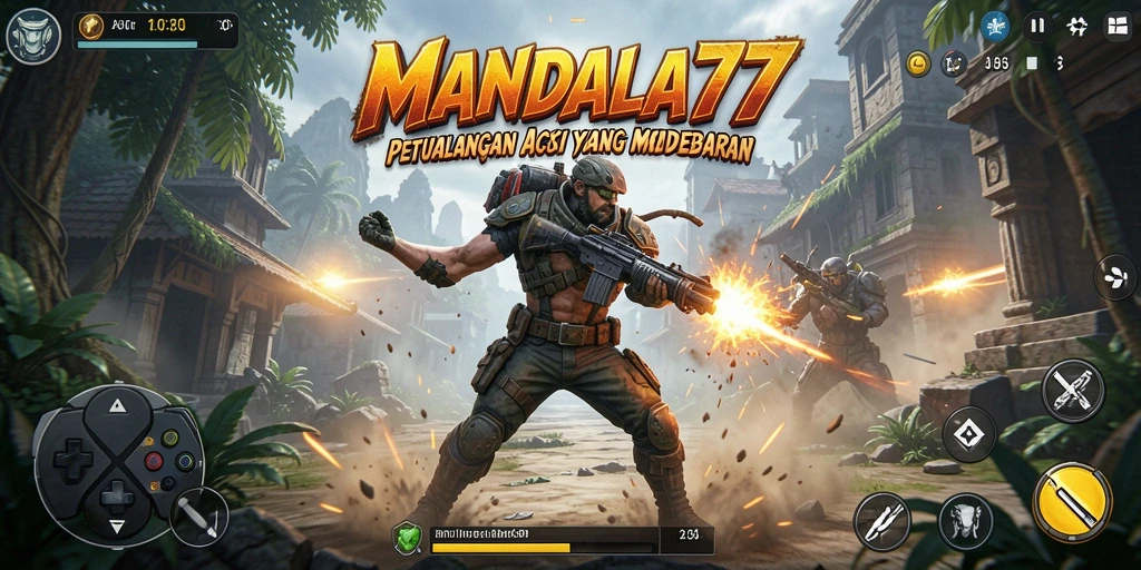 Tangkapan layar MANDALA77 menampilkan aksi mendebarkan dalam permainan.