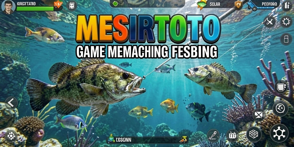 Screenshot gameplay <strong>MESIRTOTO</strong> yang menampilkan aksi memancing seru.