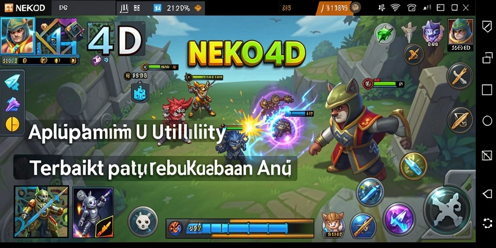 Tampilan antarmuka utama NEKO4D yang menarik dan fungsional.