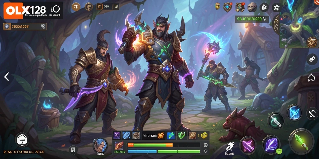 Screenshot gameplay <strong>OLX128</strong> menampilkan aksi seru dalam petualangan ARPG.