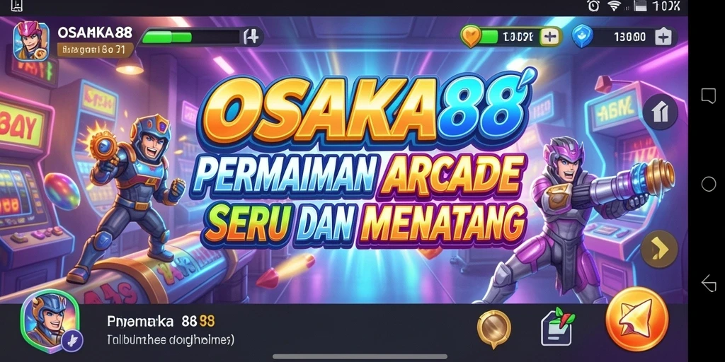Tampilan gameplay OSAKA88 yang penuh warna dan seru.