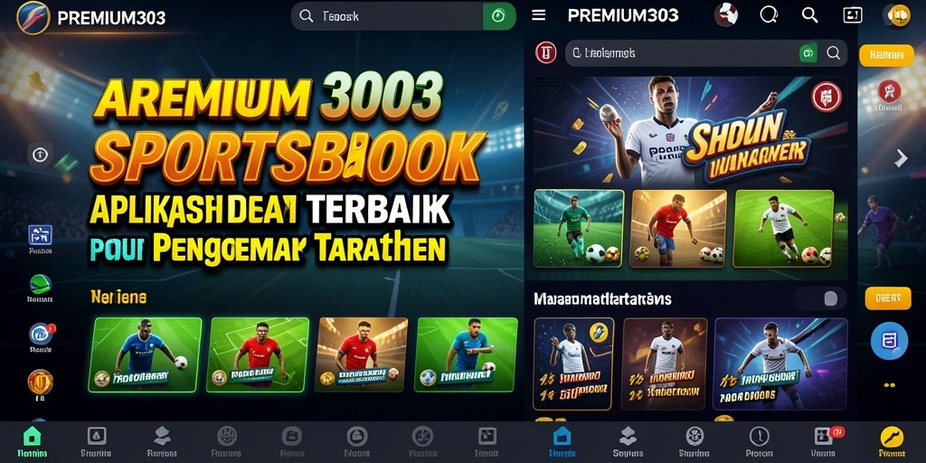 Tampilan gameplay <strong>PREMIUM303</strong> yang menarik dan interaktif dalam taruhan olahraga.