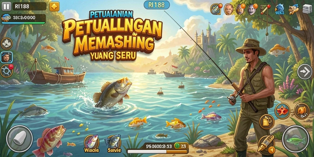 Gameplay Fishing RI188 dengan grafis yang menakjubkan.