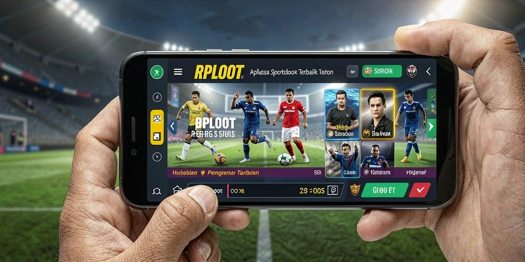 Tampilan gameplay RPLOOT menunjukkan fitur taruhan olahraga yang menarik.