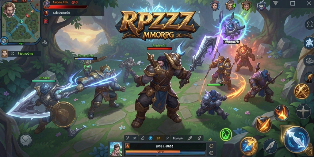 Tampilan gameplay menarik di dunia RPG yang luas.