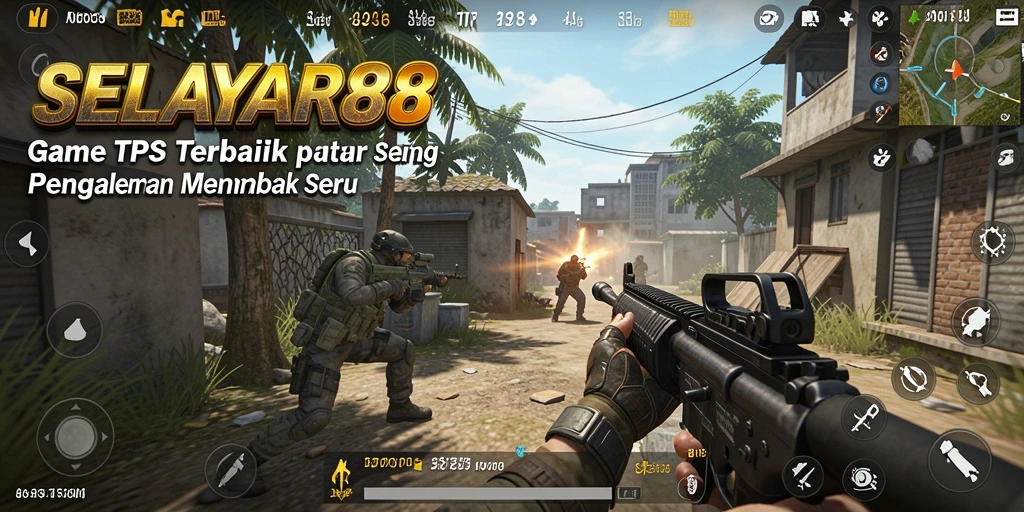 Tampilan seru dari gameplay TPS SELAYAR88 dengan aksi menembak yang mendebarkan.