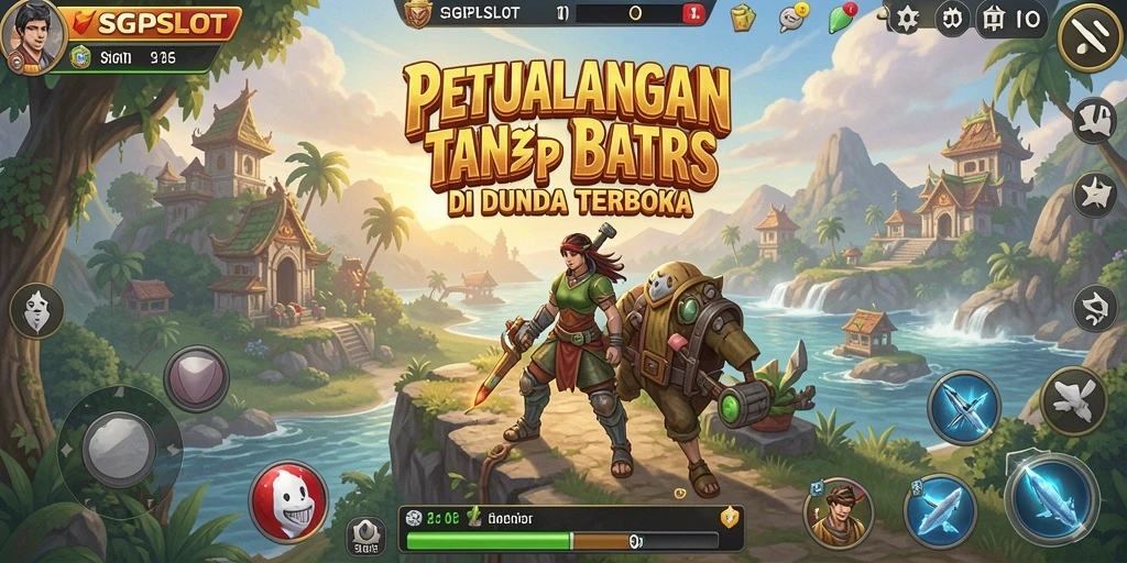 Screenshot menunjukkan aksi seru di dunia terbuka SGPSLOT.