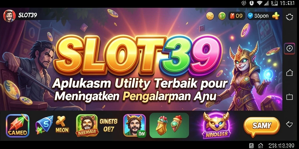 Tampilan antarmuka SLOT39 yang sederhana dan intuitif untuk pengguna.