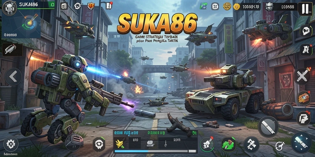 Tampilan gameplay SUKA86 yang menarik dan penuh aksi strategi.